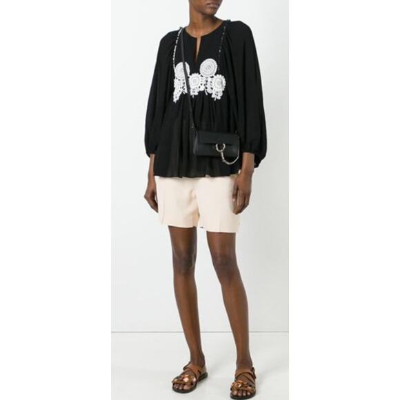 Chloe Mini Faye WOC Wallet on Chain Leather Crossbody Bag Purse Chloé Micro - Picture 10 of 12